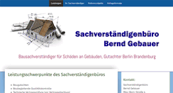 Desktop Screenshot of bauberatung-hvl.de