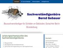 Tablet Screenshot of bauberatung-hvl.de